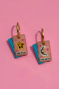 Tarot Card Hoop Earrings