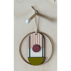 Eclectic Mini Mid-Century Wall Art - Little Wooden Decoration - Contemporary Wall Decor
