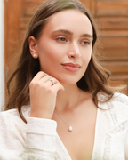 Pearl Everyday Jewellery Set in Sterling Silver