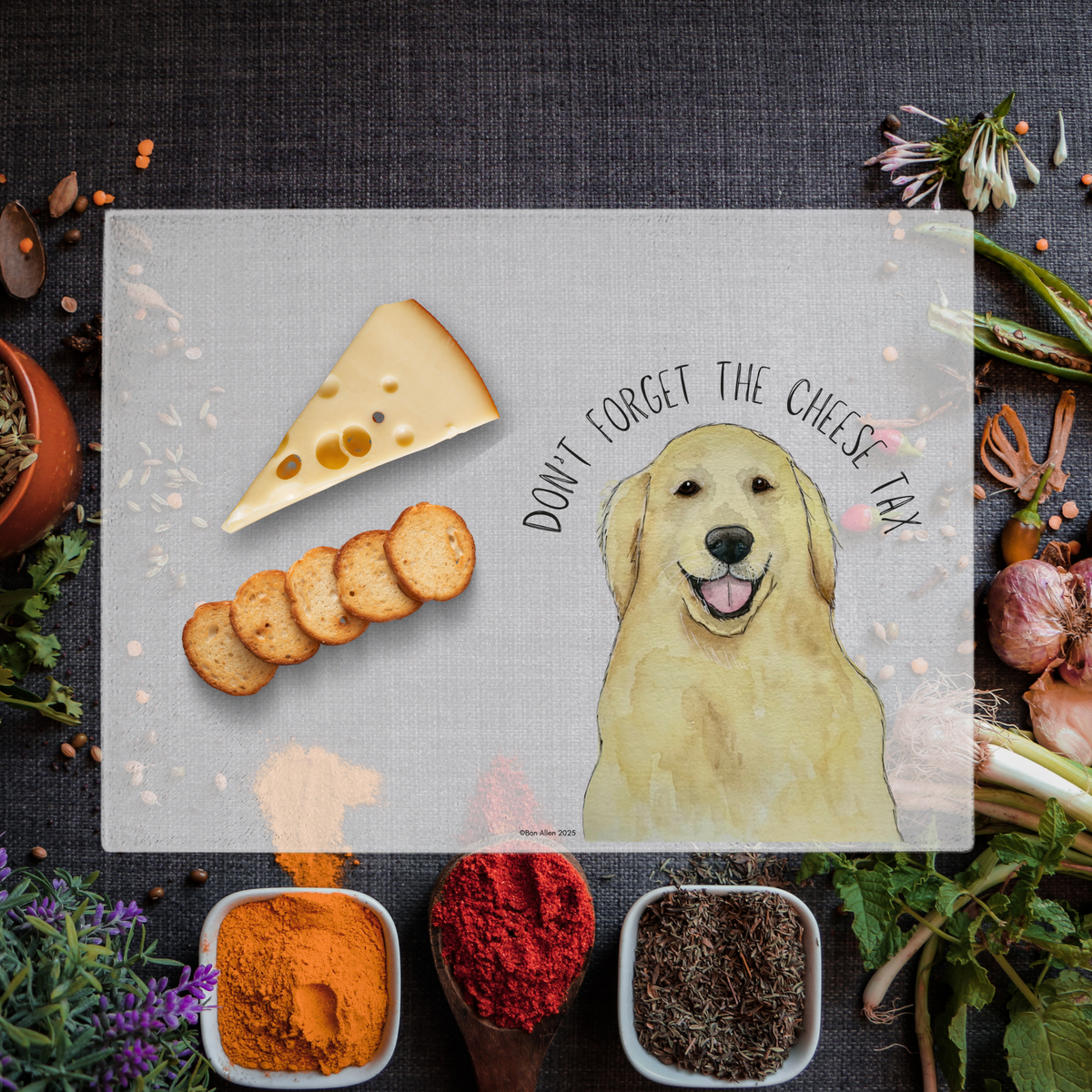 Golden Rule: Pay the Cheese Tax – Chopping Board