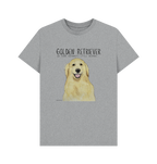 Golden Retriever Vibes: Men's Sustainable T-Shirt