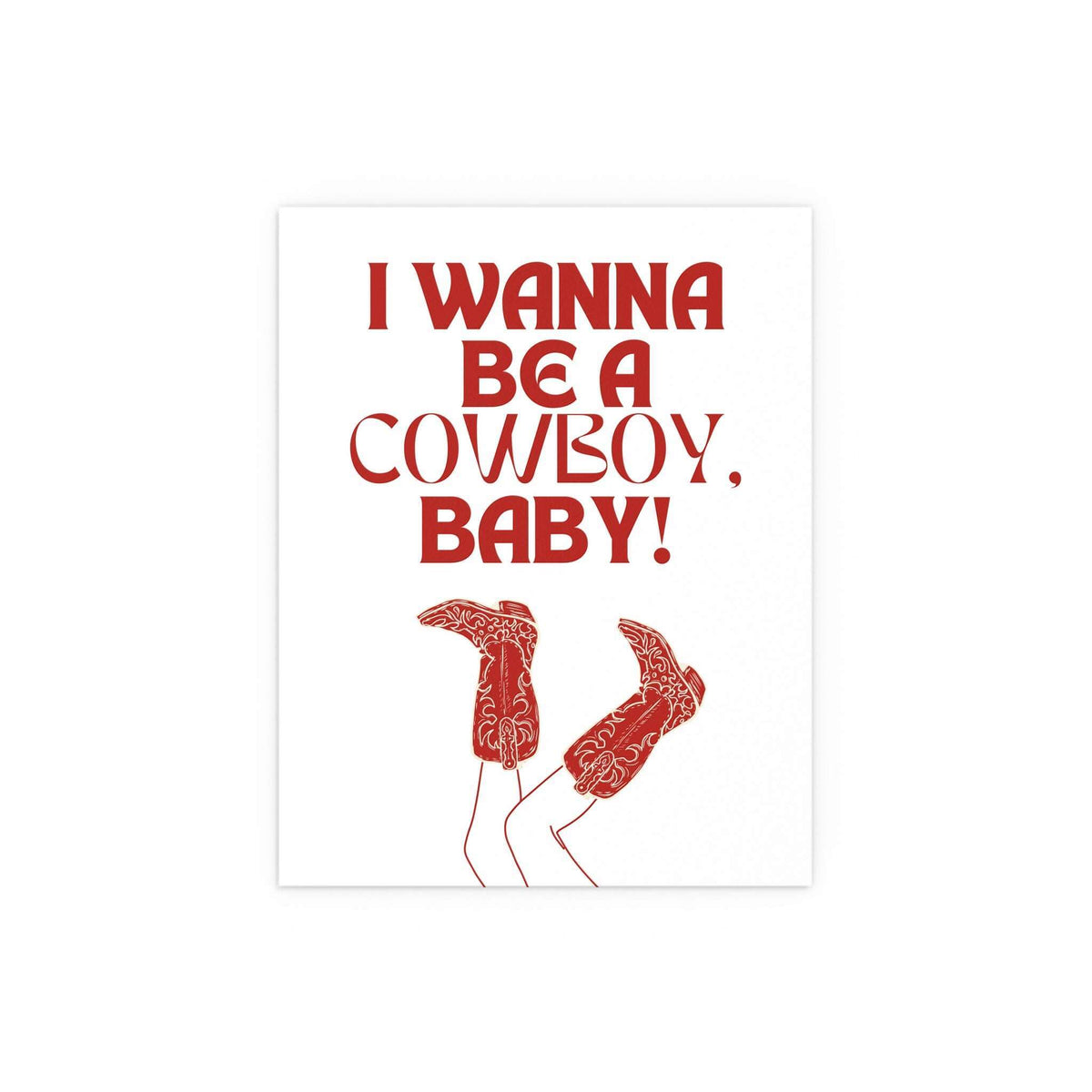 CMAT - I Wanna Be a Cowboy, Baby! (White & Red)