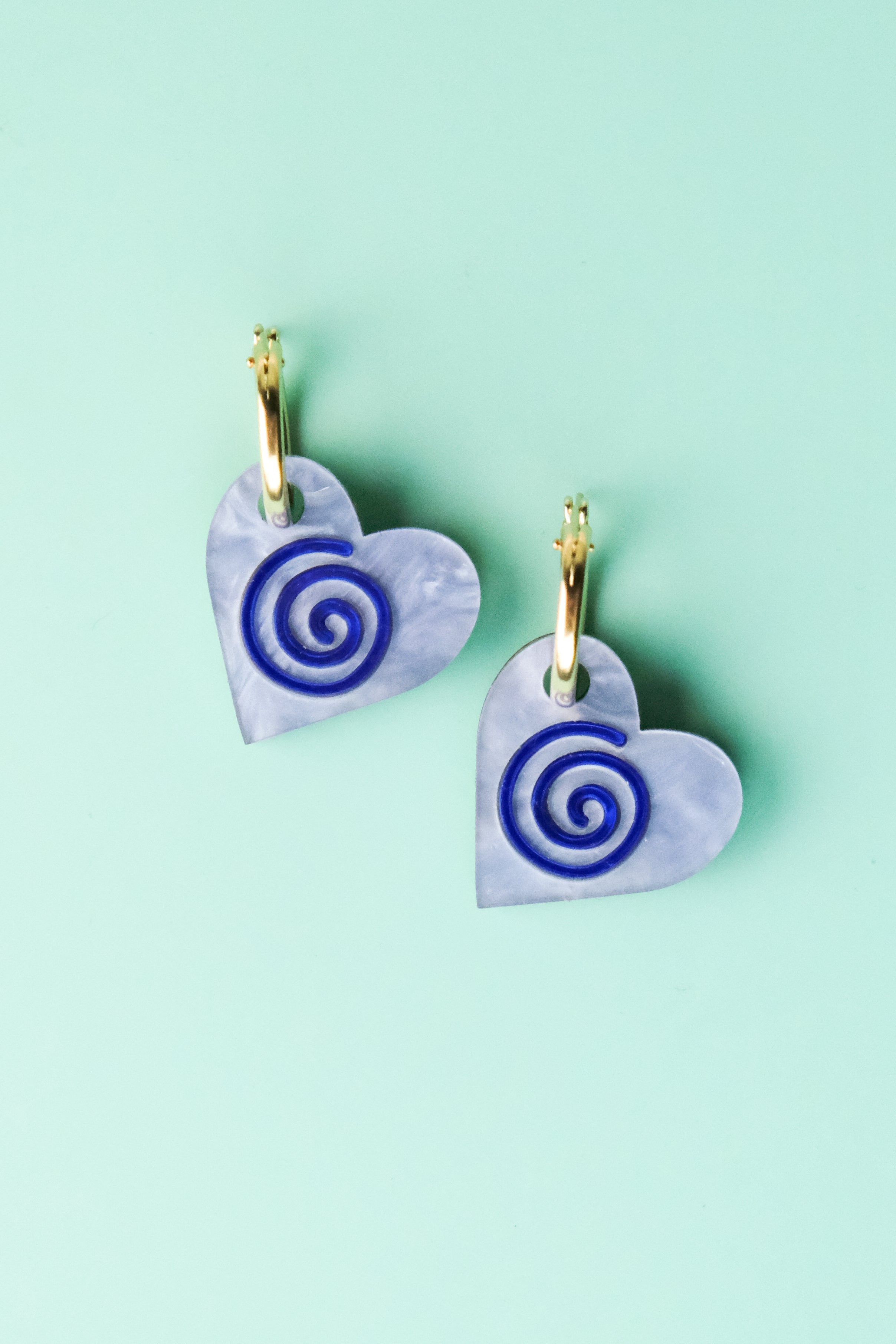 Celtic Spiral Hoop Earrings
