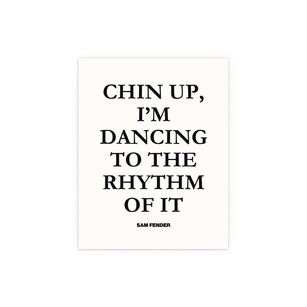 Sam Fender - Chin Up (Black + White)