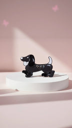 Acrylic Dachshund Sausage Dog Magnetic Brooch