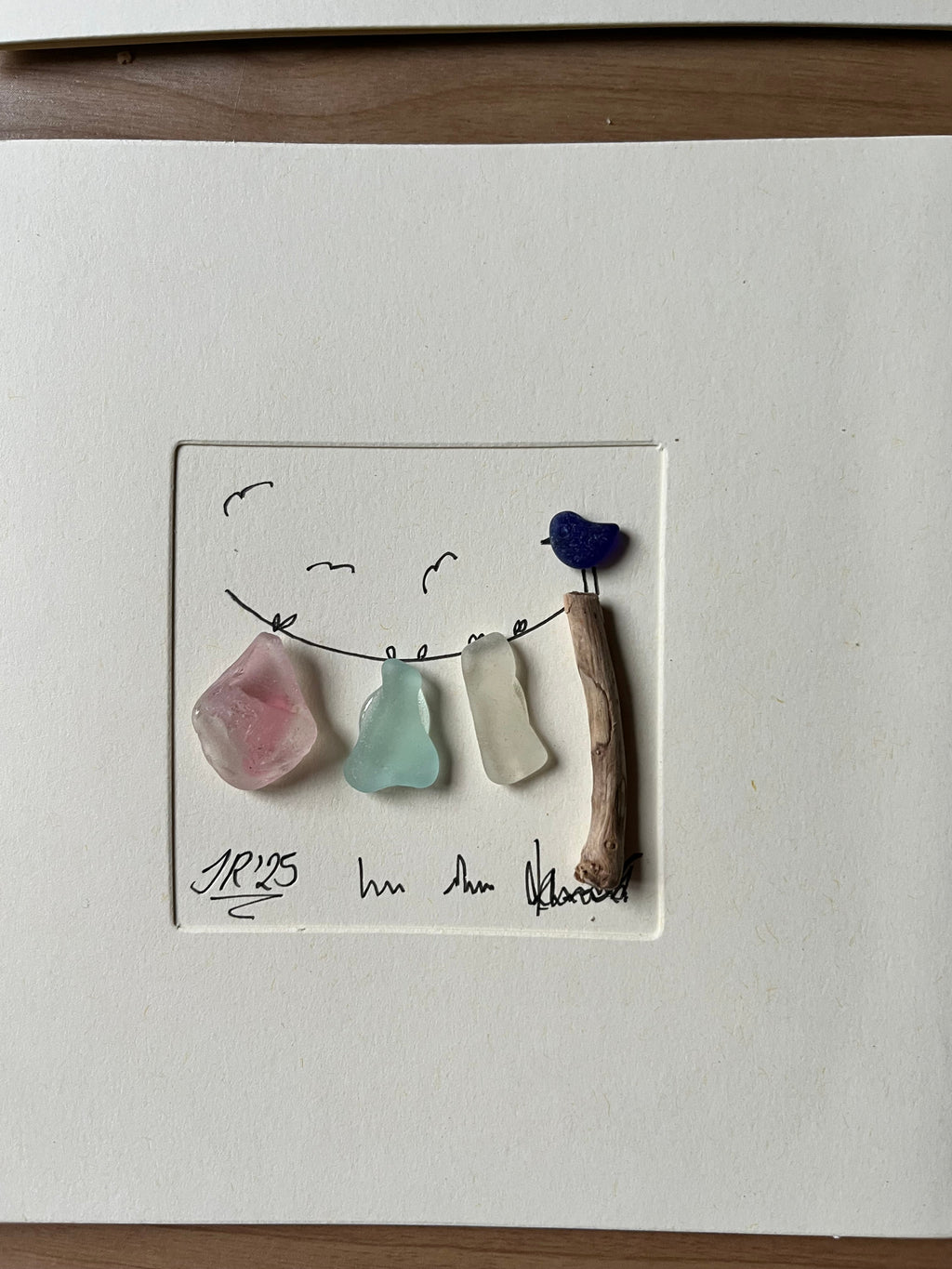 The Washing Line - Blank Card