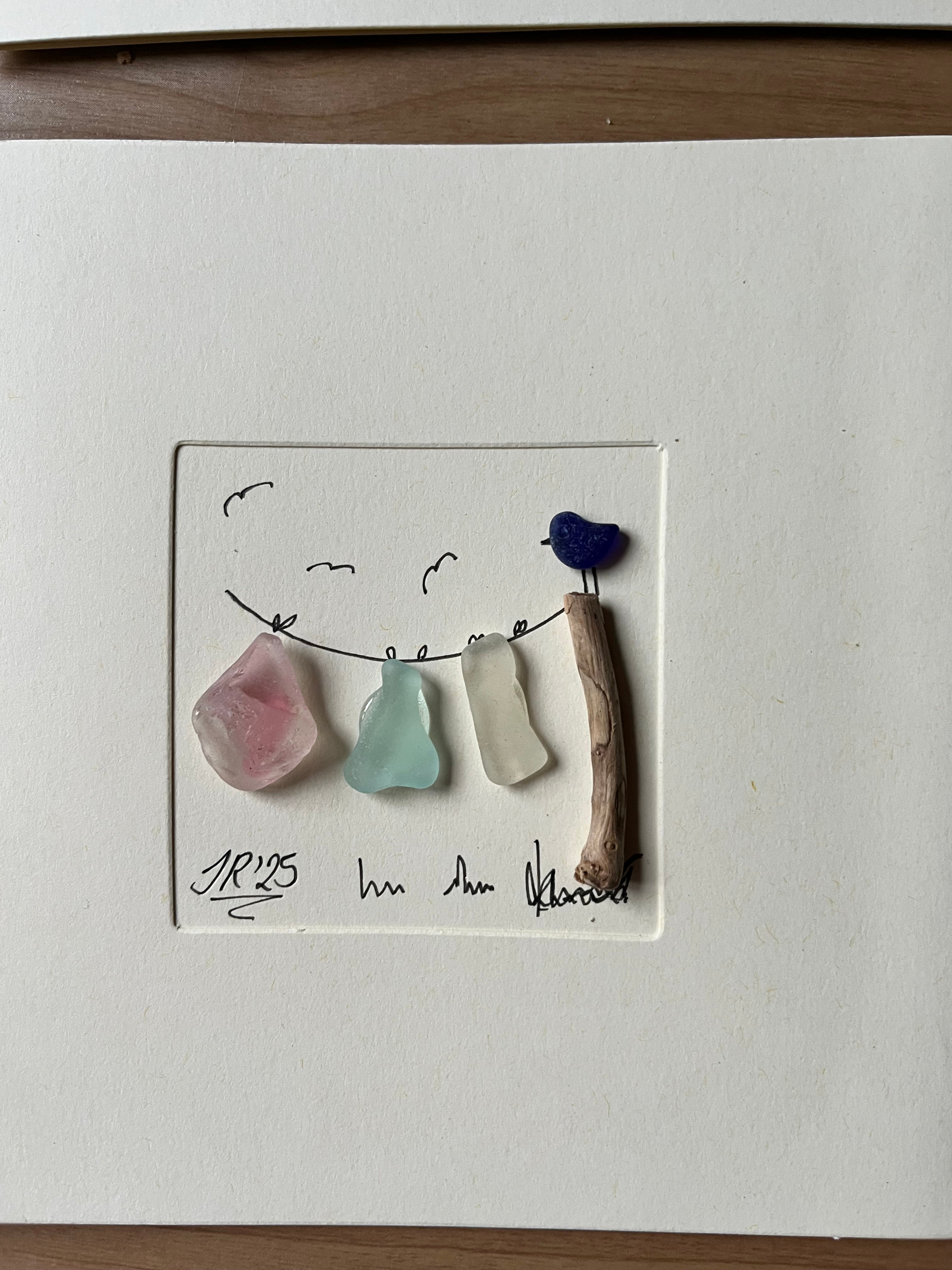 The Washing Line - Blank Card