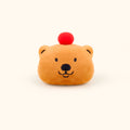 Daily White | Fluffy Brown Polar Bear Plush Charm