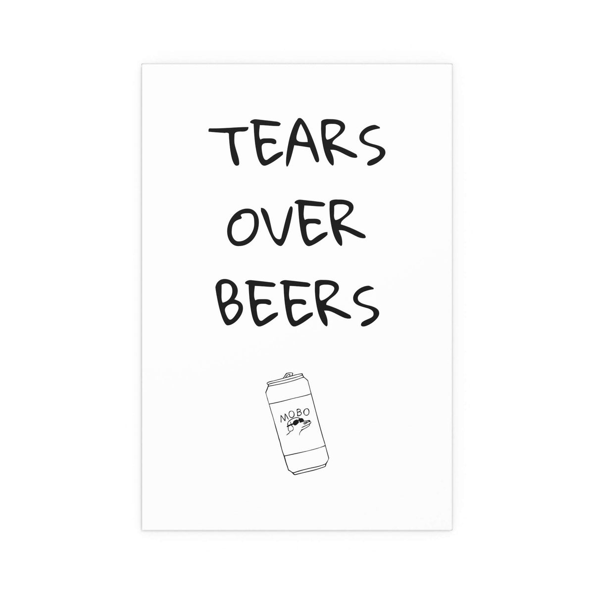 Modern Baseball - Tears Over Beers Print