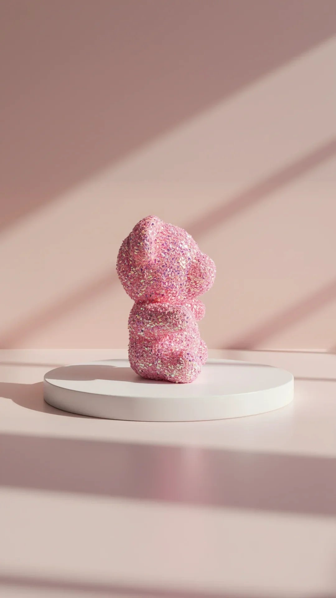 Crystal Glitter Teddy Bear Figurine With Gift Box