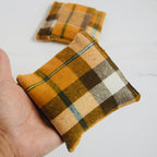 Hand Warmers – Soft Burnt Orange Highland Tartan