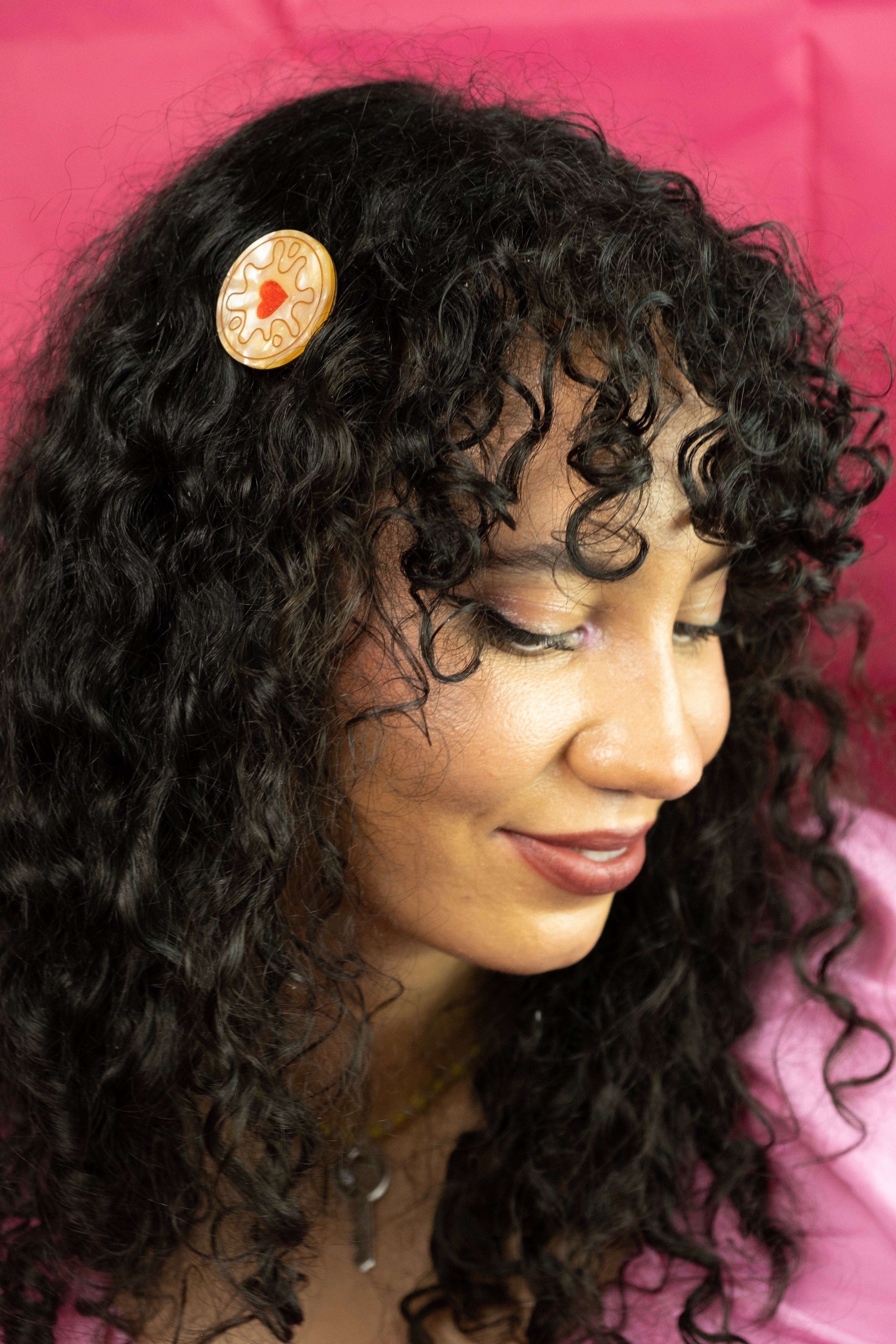 Jammy Heart Hair Clip