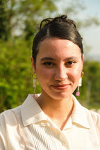 Tea Bag Hoop Earrings