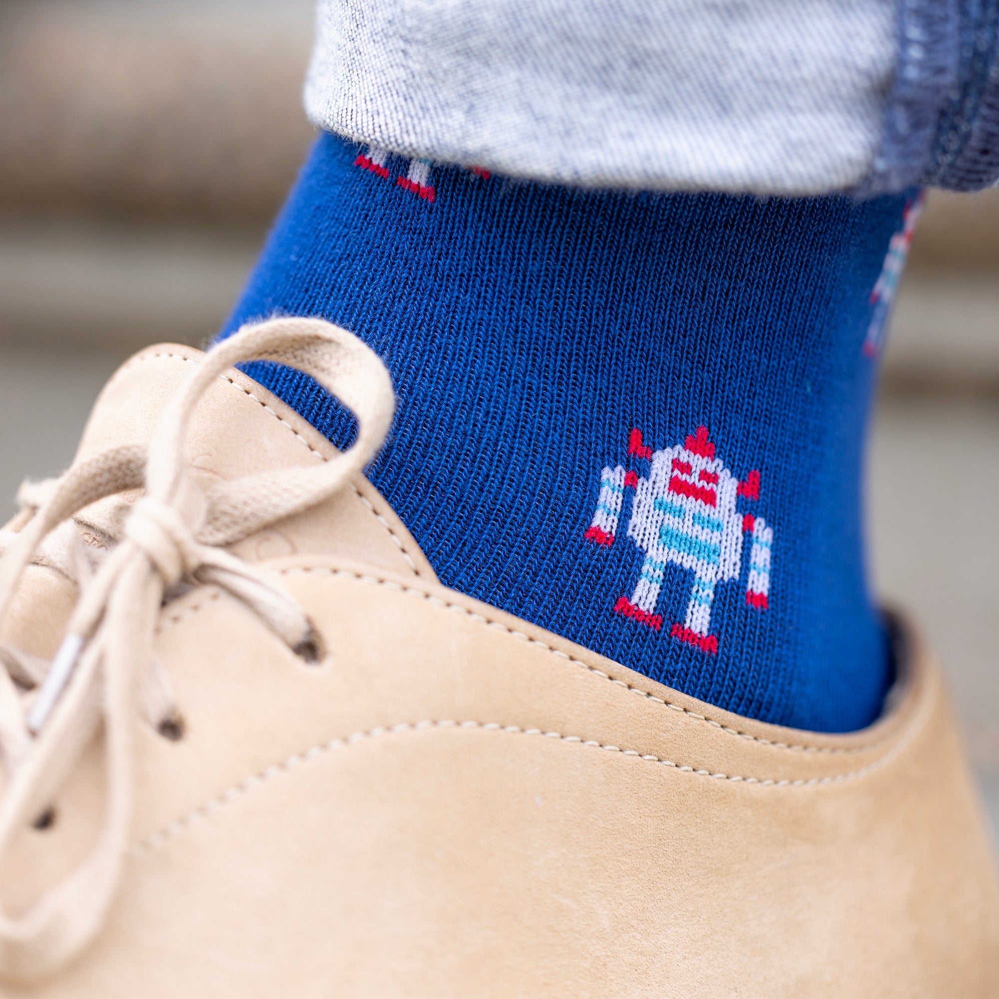 Robot Matching Bamboo Socks (Adult & Child)