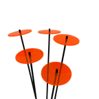 Medium Garden Décor Ornaments Set of 5 'Sun Discs'