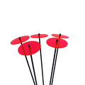 Medium Garden Décor Ornaments Set of 5 'Sun Discs'