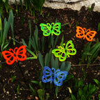Large Garden Décor Ornaments Set of 5 'Comma Butterflies'