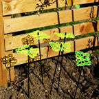 Large Garden Décor Ornaments Set of 5 'Comma Butterflies'