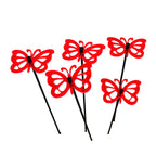 Large Garden Décor Ornaments Set of 5 'Comma Butterflies'