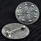 Medium York Disc Brooch