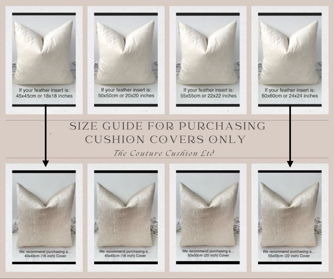 The Couture Cushion - The Charcoal Rubin - Style No. 151
