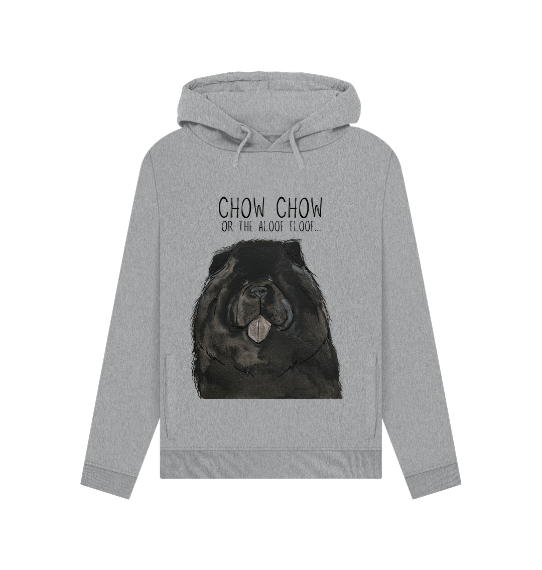 Black Chow Chow Women's Hoodie – Featuring the Aloof Floof!