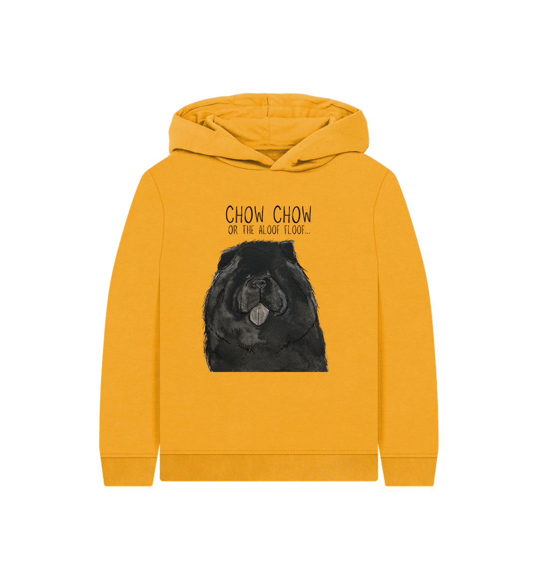 Cozy Black Chow Chow Child's Hoodie – Adorable Dog-Themed Kids' Hoodie