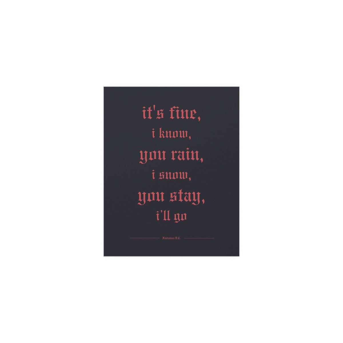 Fontaines DC - Motorcycle Boy
