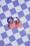 Bear Ham Hoop Earrings