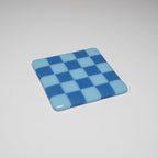 10cm Chequered Dual Coloured Coaster - Bullseye Collection