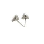 Simply Heart Silver Stud Earrings