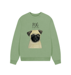 Pug Women's Oversized Sweatshirt