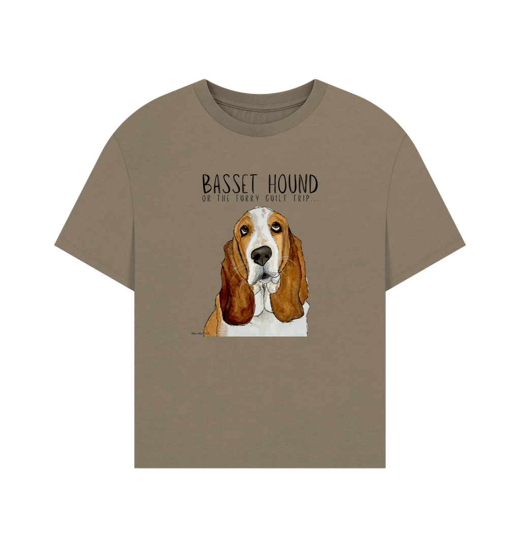 Basset Hound Women’s Relaxed Fit T-Shirt: Wear Your Guilt with Style!