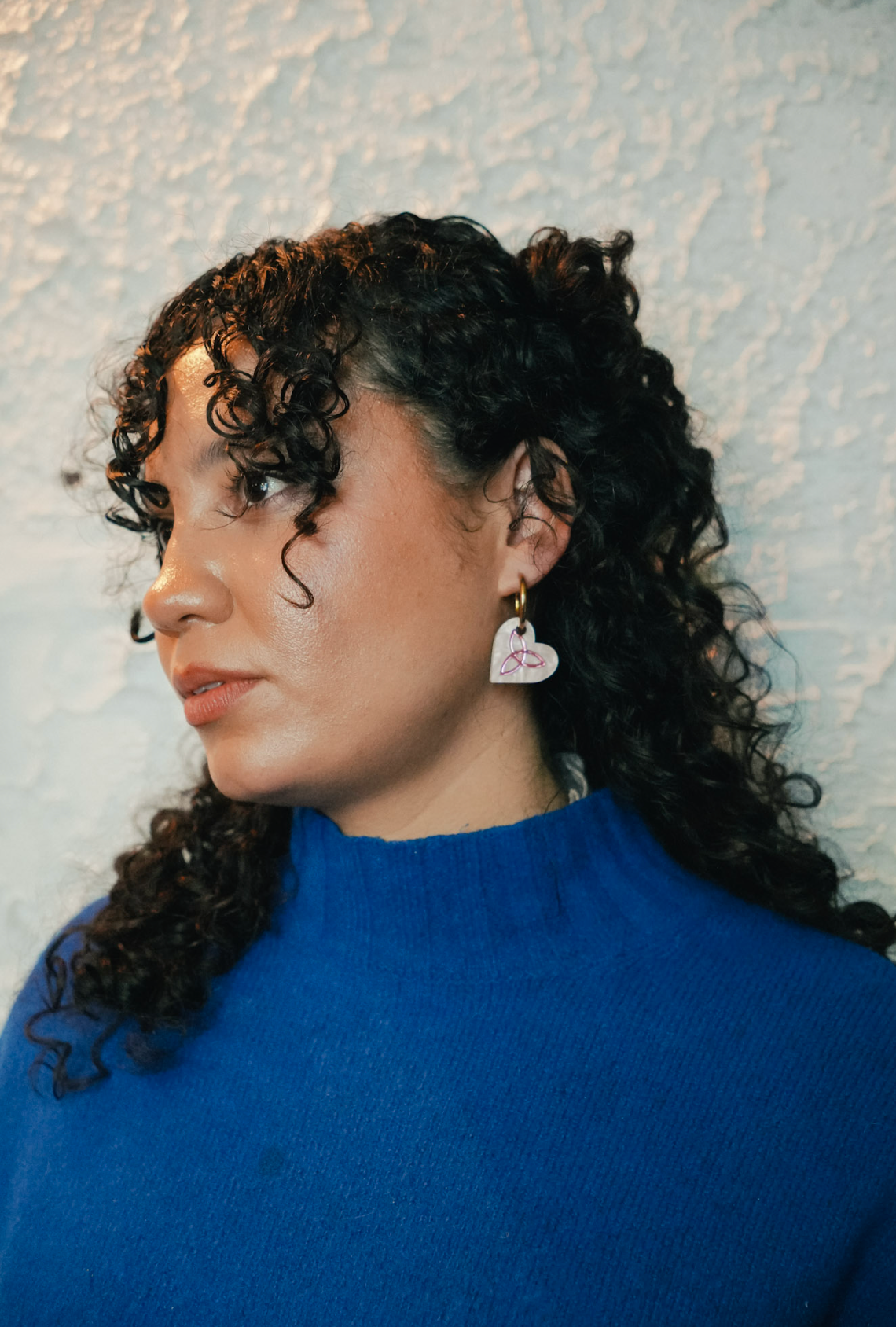 Trinity Knot Hoop Earrings