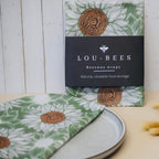 Sunflower Beeswax Wrap 12" - Handmade in the UK | Eco-Friendly Food Storage