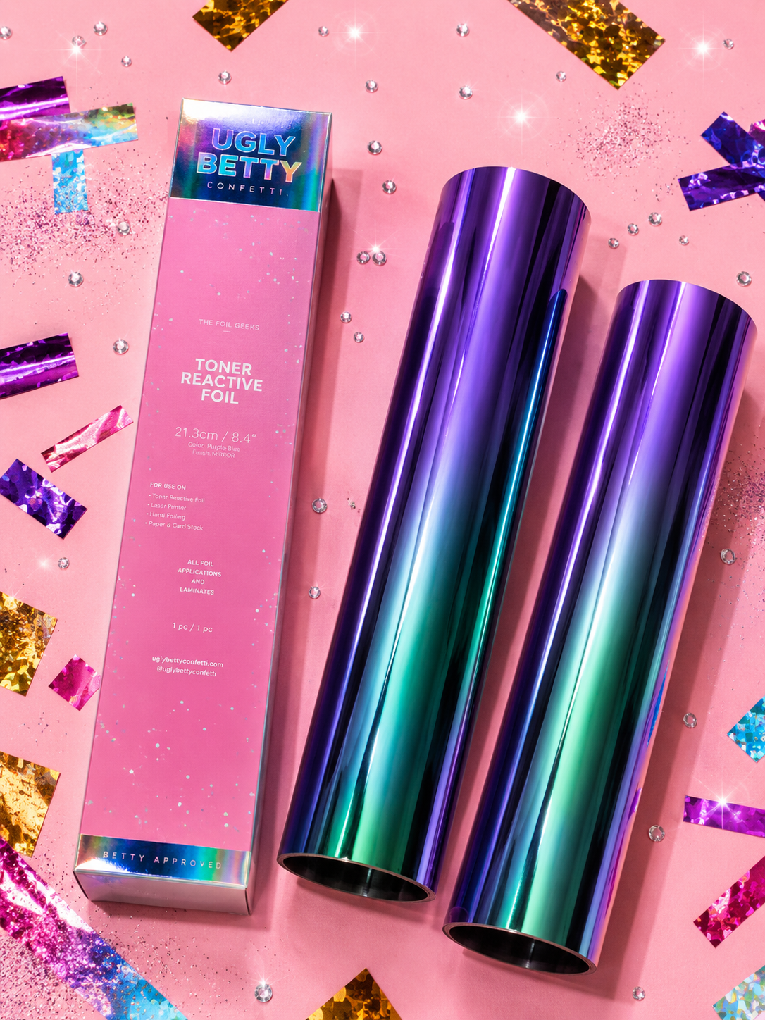 Galaxy Swirl (Purple-Blue Gradient)