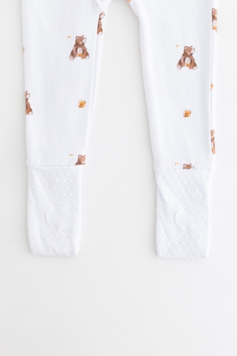 Bear Cotton Zip Sleepsuit One Piece
