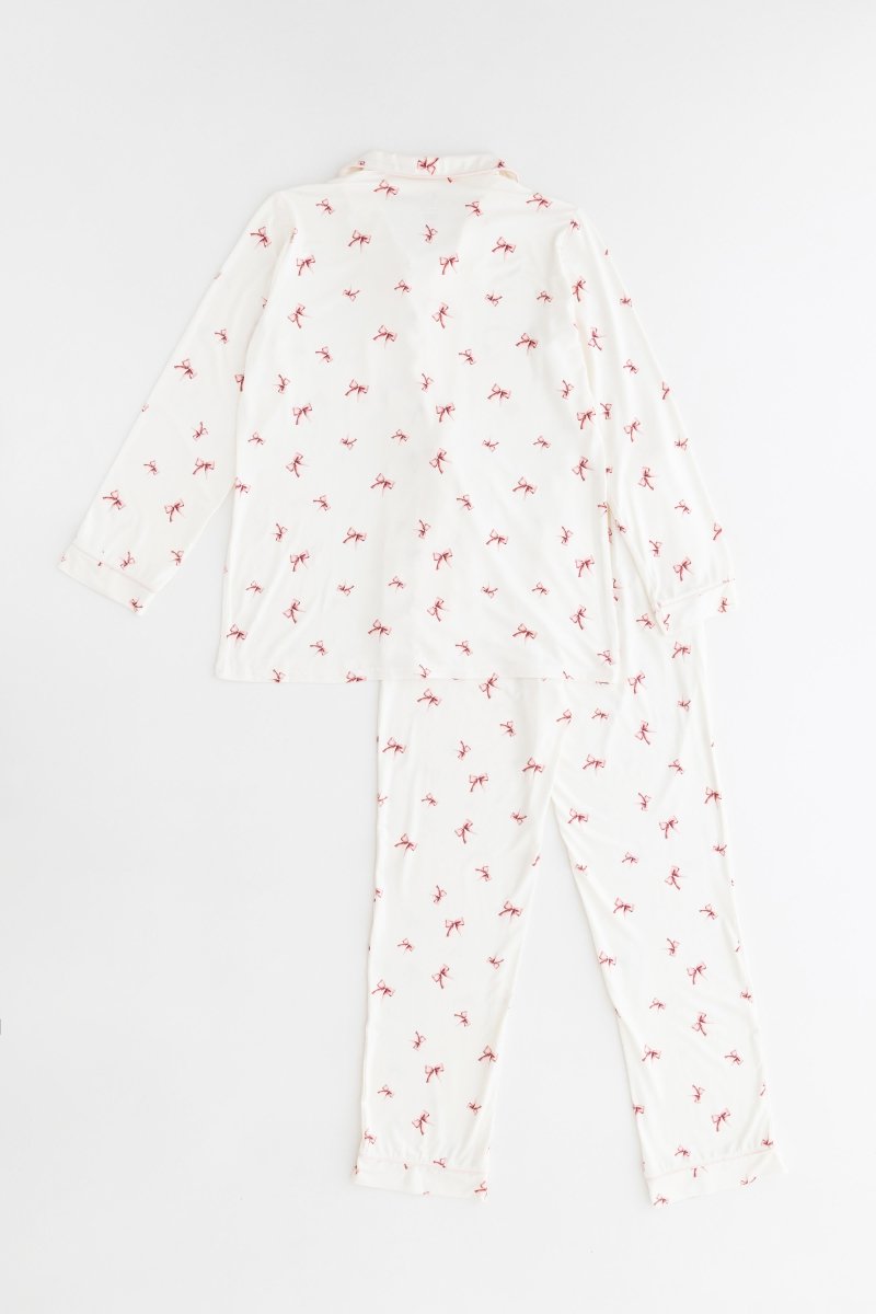 Adult COZY Rosy Ribbon Pyjamas