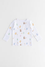 The COZY Hop Ribbed Cotton Two-Piece Set Long Sleeve Pyjamas