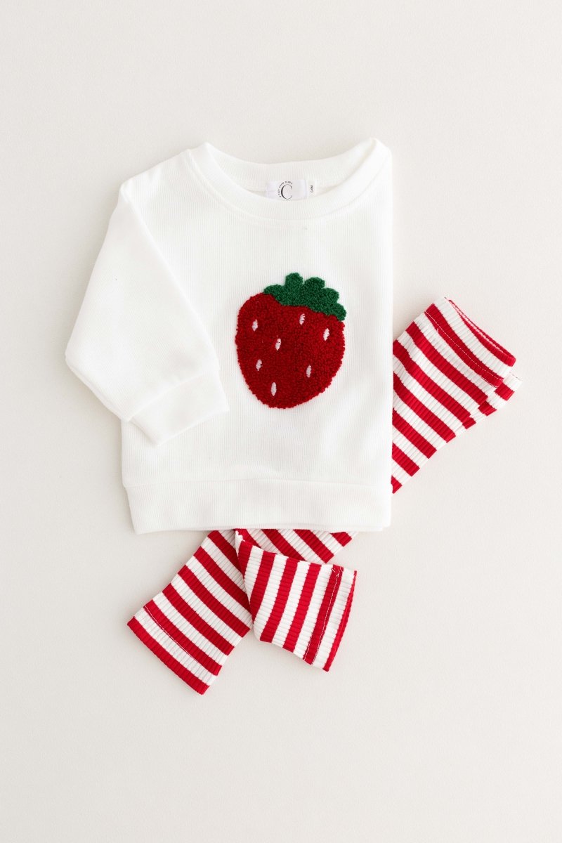 COZY Strawberry | Sweatshirt + Leggings