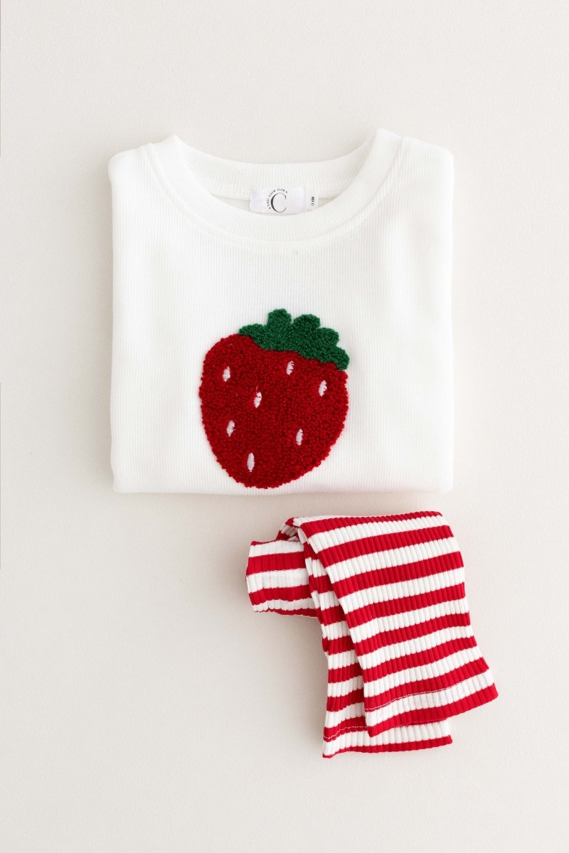 COZY Strawberry | Sweatshirt + Leggings