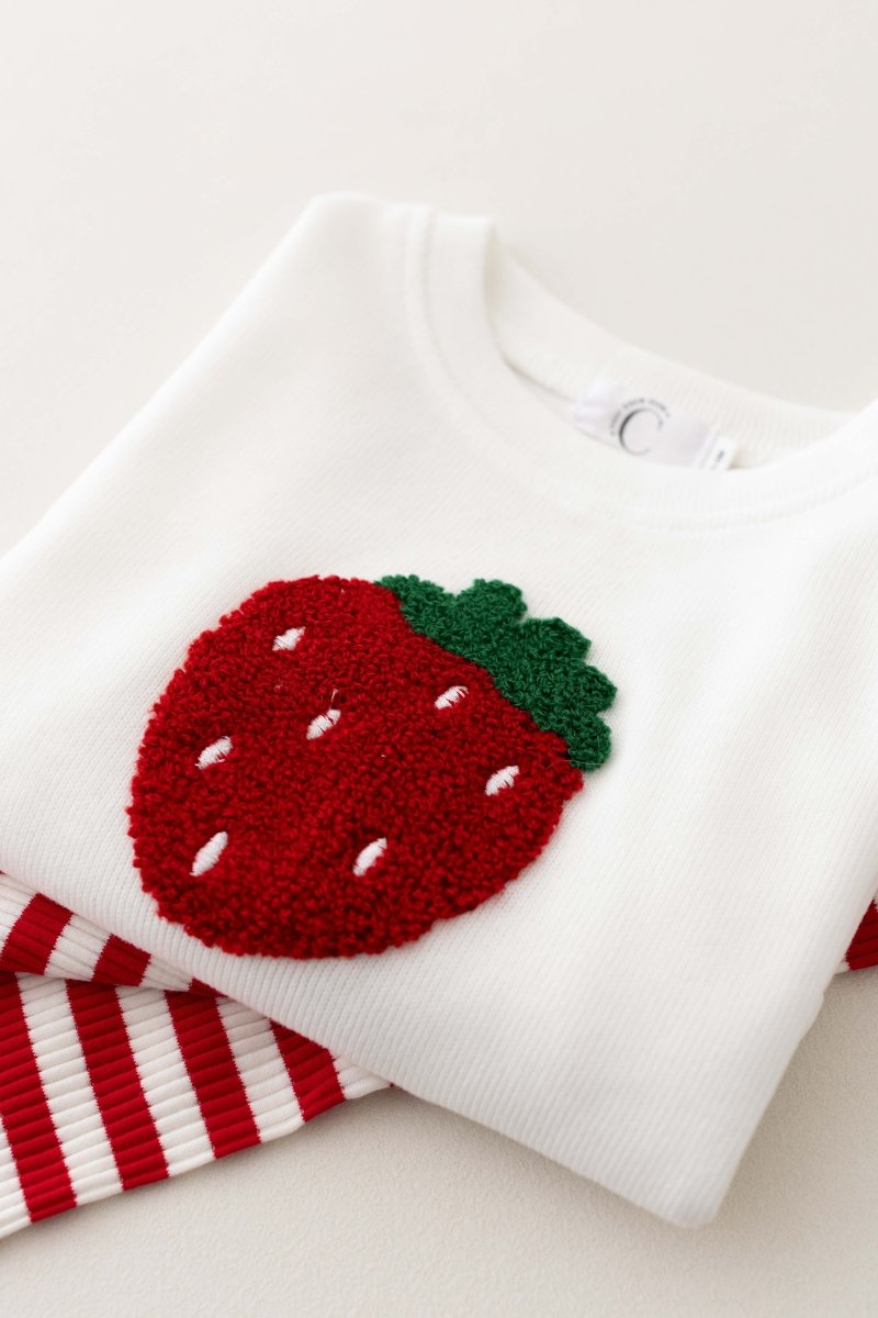 COZY Strawberry | Sweatshirt + Leggings