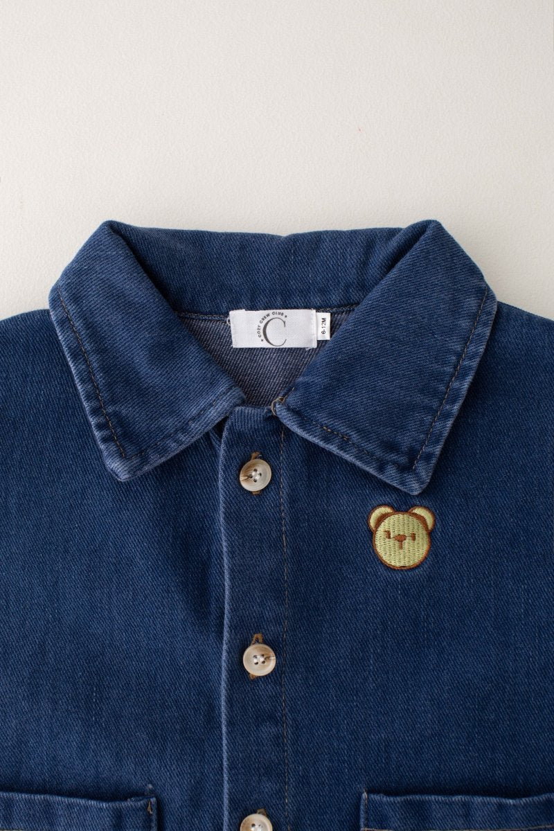 Bear Denim Piece Light or Dark Denim