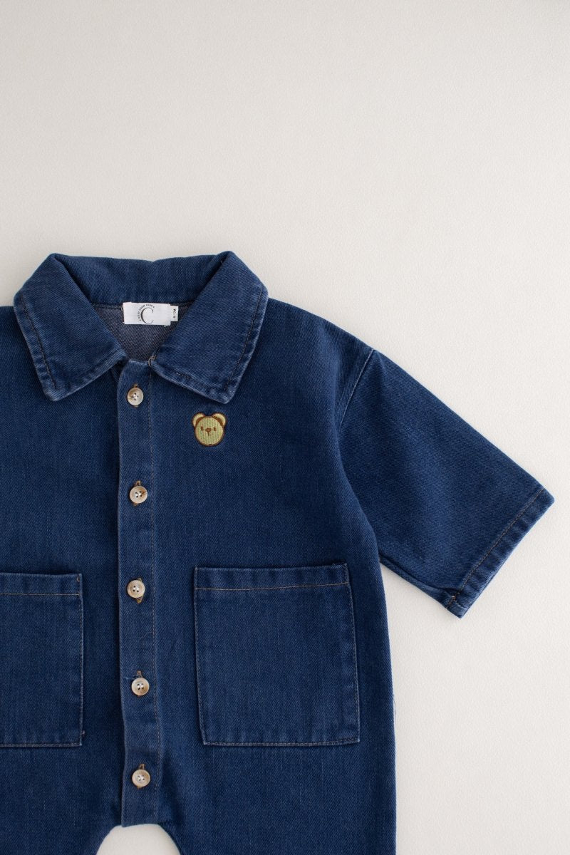 Bear Denim Piece Light or Dark Denim