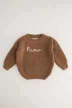 COZY Chunky Sweater | Toffee Personalised