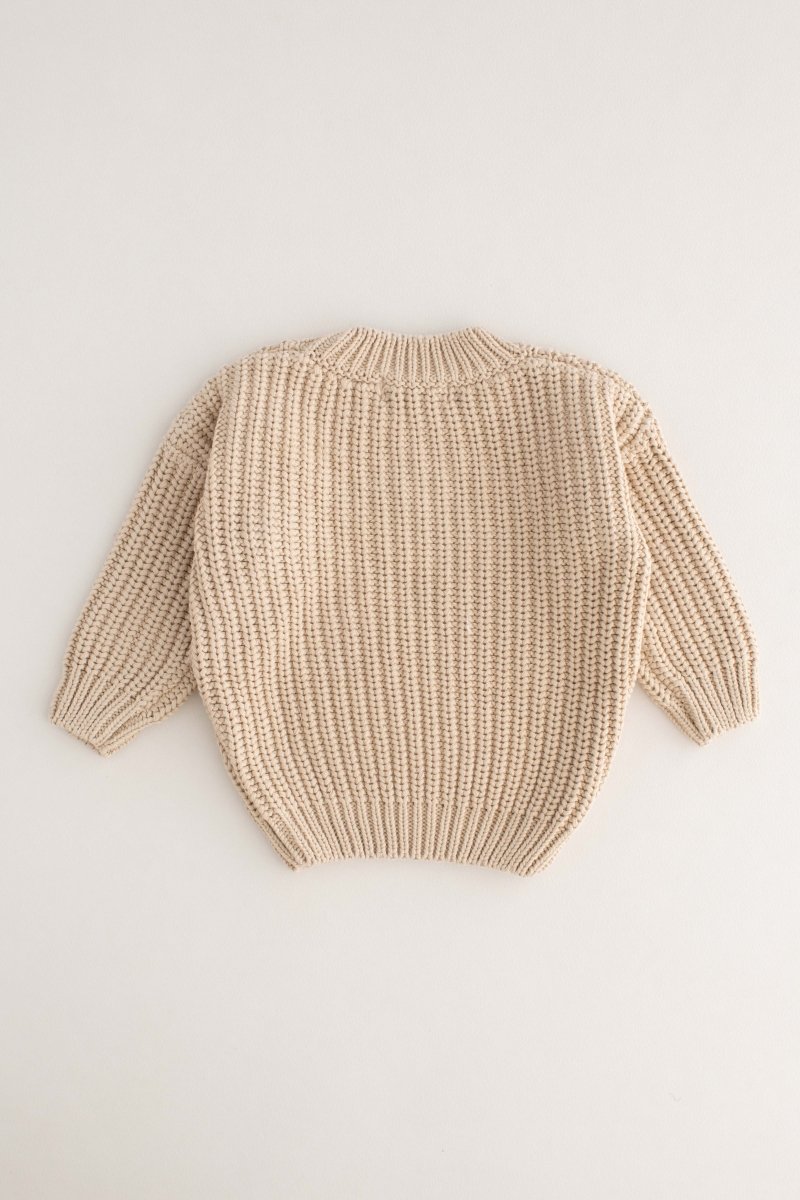 COZY Chunky Sweater | Almond Personlised
