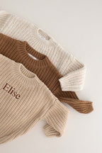 COZY Chunky Sweater | Almond Personlised