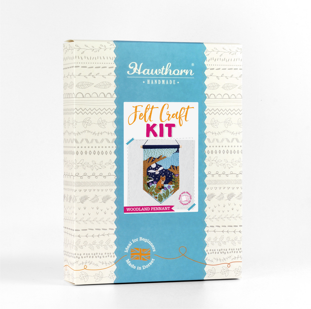 Woodland Pennant Felt Craft Kit for Beginners