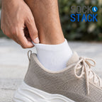 Sock Stack Mens Trainer Socks 12 Pairs Breathable Cotton Blend Arch Support Anti Crimping