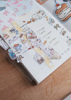 A Gator Life | Cream Bunny Journal Material Pack